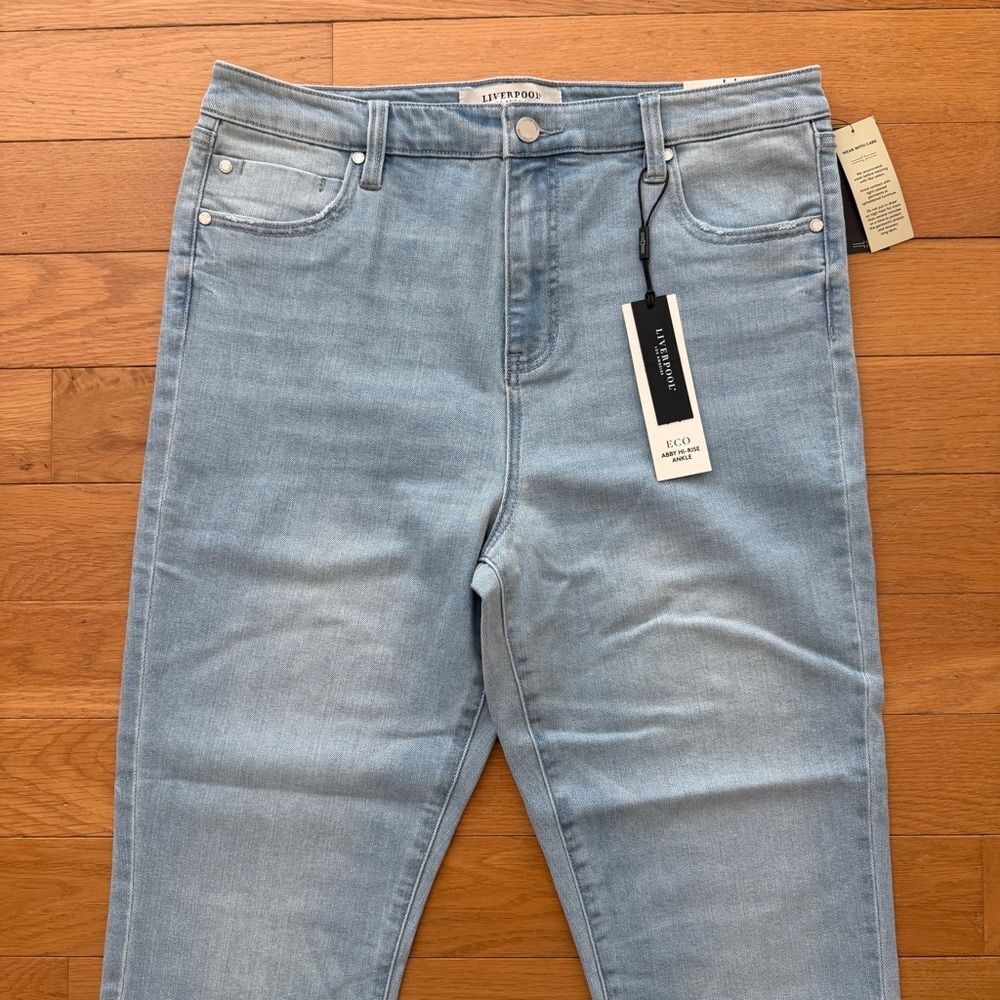 NWT Liverpool Abby Hi-Rise Ankle Keniston Blue Jeans Size 12/31 Women - Picture 9 of 14